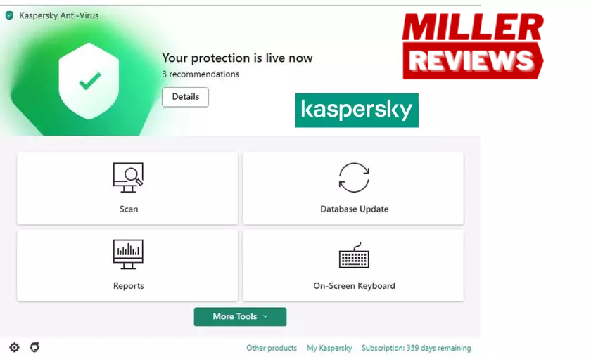 Kaspersky Antivirus Features - Millers Reviews