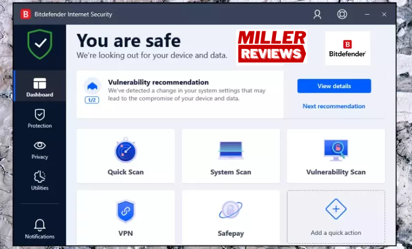 Bitdefender Internet Security - Millers Reviews