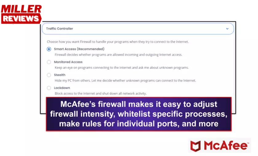 McAfee Firewall - Millers Reviews